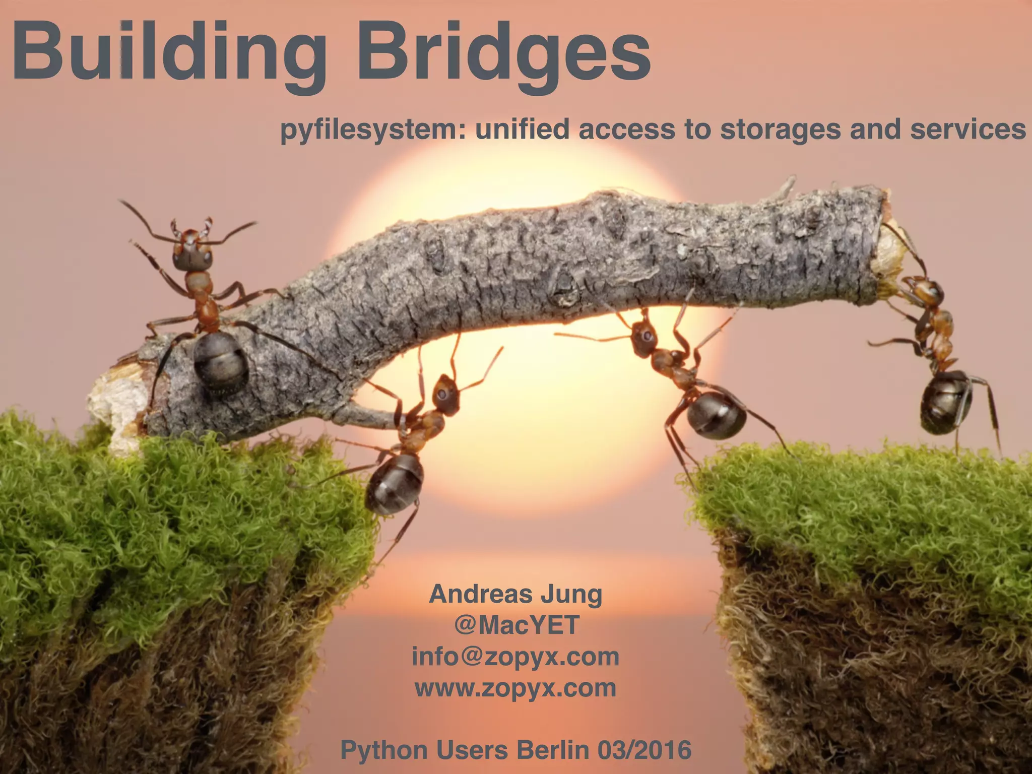 Slide 1 of 23 — PyFilesystem