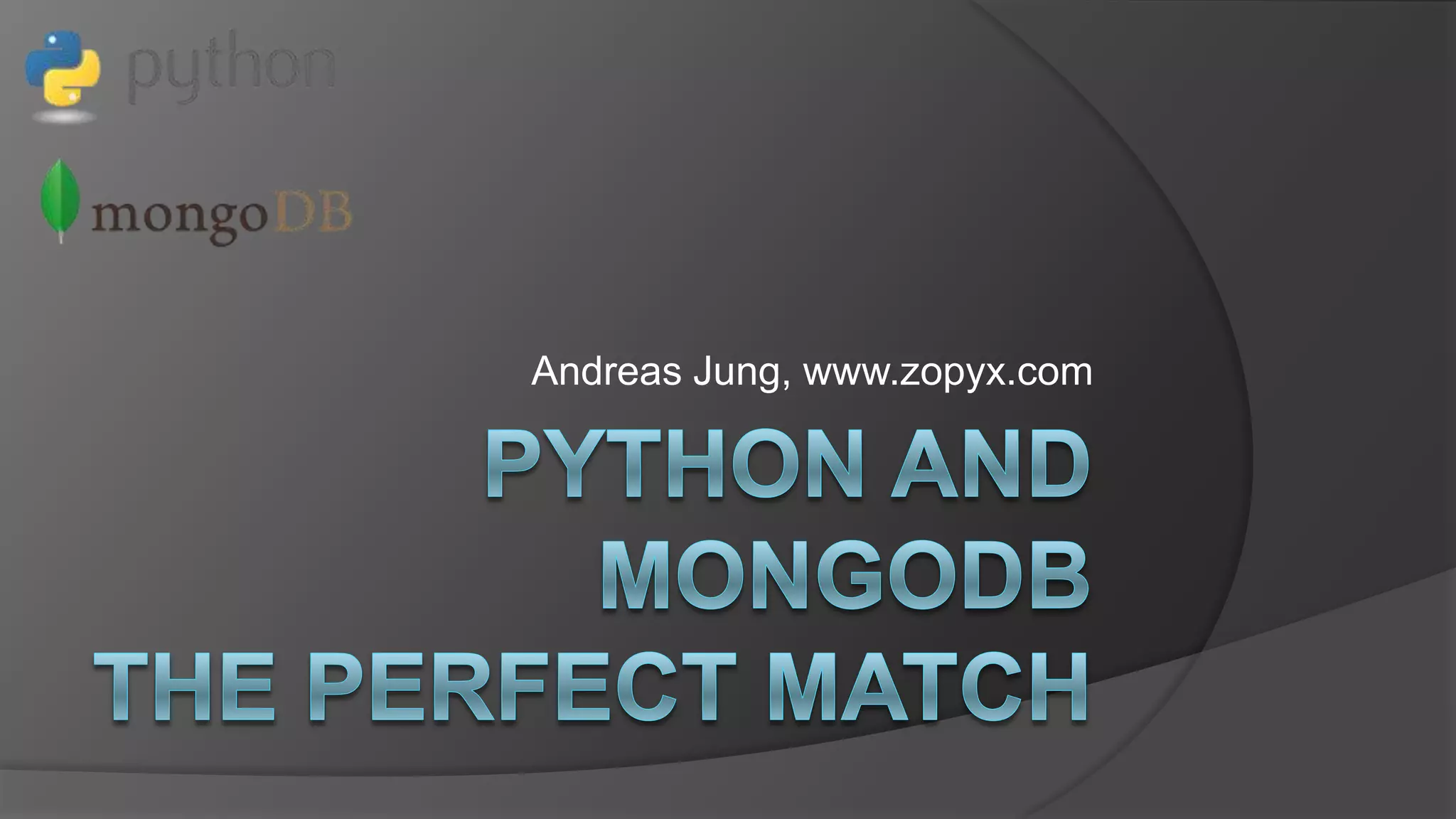 Slide 1 of 66 — Python mongo db-training-europython-2011
